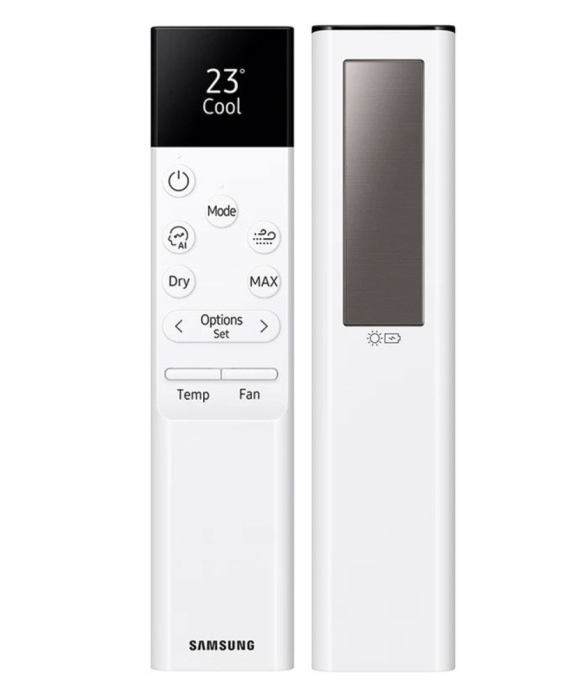SAMSUNG AR-CH01E Belaidis nuotolinis Solar valdiklis. Visų įmanomų funkcijų reguliavimas ir nustatymas su USB-C įkrovimu.
