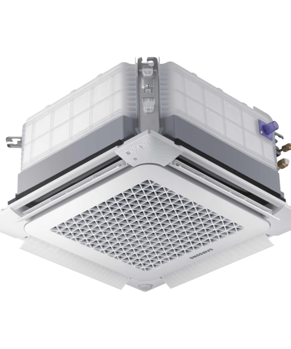 SAMSUNG BEVĖJĖS MULTI-SPLIT MINI 4-KRYPTĖS 1.6/2.0KW KASETĖS VIDINIS BLOKAS; KOMPLEKTUOJAMAS SU APDAILA IR DISTANCINIU PULTELIU