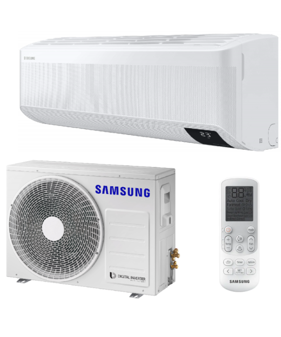 SAMSUNG DELUXE KOMERCINĖS KLASĖS BEVĖJIS SIENINIS 5.0/6.0KW ORO KONDICIONIERIAUS KOMPLEKTAS