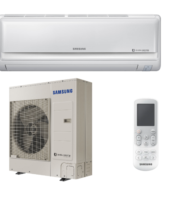 SAMSUNG MAX KOMERCINĖS KLASĖS SIENINIS 9.5/10.8KW ORO KONDICIONIERIAUS KOMPLEKTAS (VIENFAZIS ĮRENGINYS)