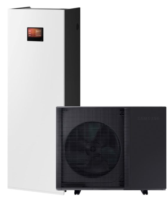 Samsung oras-vanduo ClimateHub MONO AI Quiet 14 kW su 200L boileriu