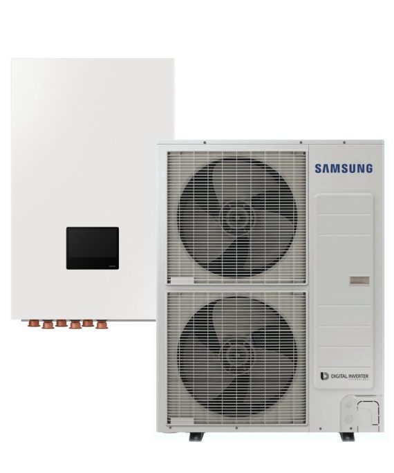 Samsung oras-vanduo EHS MONO 12 kW su AI hidromoduliu