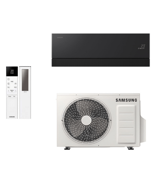 Samsung WindFree™ Premiere Black 3.5/4.0 kW oro kondicionierius su WIFI (komplektas)