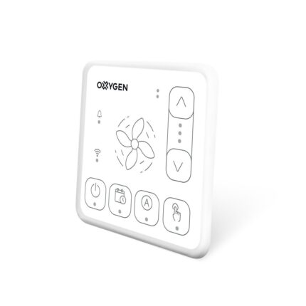 Oxygen rekuperatoriaus Easy pultas su WiFi ir Bluetooth baltas