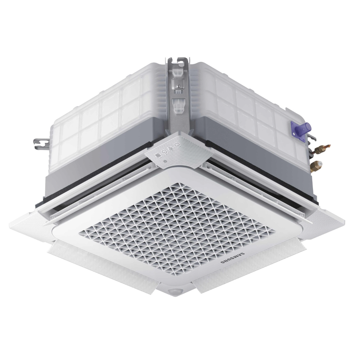 SAMSUNG BEVĖJĖS MULTI-SPLIT MINI 4-KRYPTĖS 2.6/2.9KW KASETĖS VIDINIS BLOKAS; KOMPLEKTUOJAMAS SU APDAILA IR DISTANCINIU PULTELIU SAMSUNG BEVĖJĖS MULTI-SPLIT MINI 4-KRYPTĖS 2.6/2.9KW KASETĖS VIDINIS BLOKAS; KOMPLEKTUOJAMAS SU APDAILA IR DISTANCINIU PULTELIU