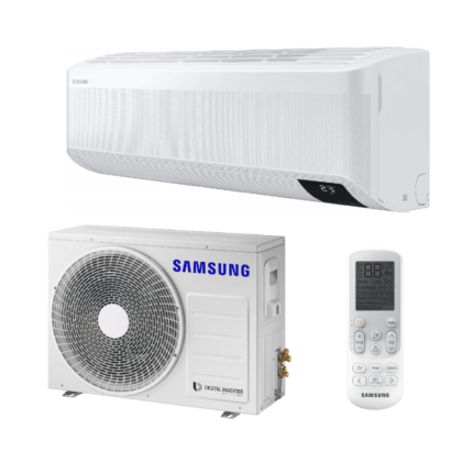 SAMSUNG DELUXE KOMERCINĖS KLASĖS BEVĖJIS SIENINIS 7.1/8.0KW ORO KONDICIONIERIAUS KOMPLEKTAS