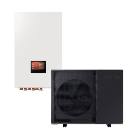 Samsung oras-vanduo EHS MONO Quiet 8 kW vienfazis su AI hidromoduliu